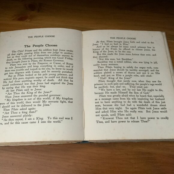 VINTAGE BOOK - 1932 - THE LIFE OF OUR LORD - SCRIPTURE STORIES FOR CHILDREN - Picture 5 of 12